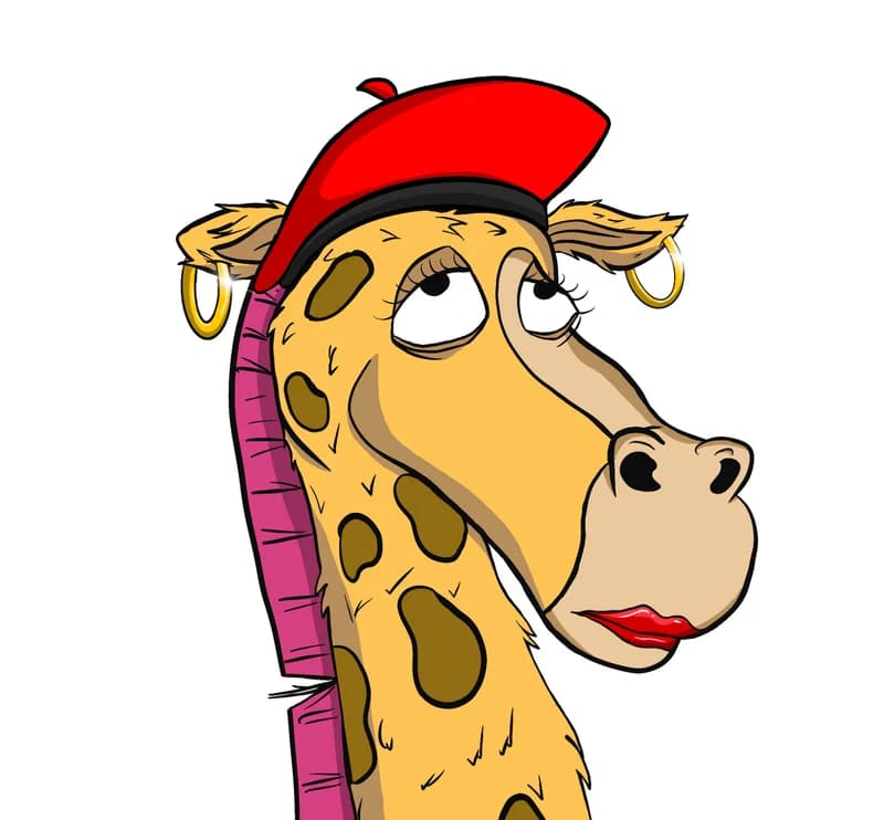 Giraffe #13, original Giraffe Tower collectible artwork