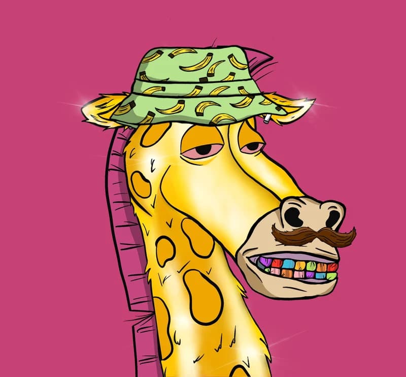 Giraffe #3288, original Giraffe Tower collectible artwork