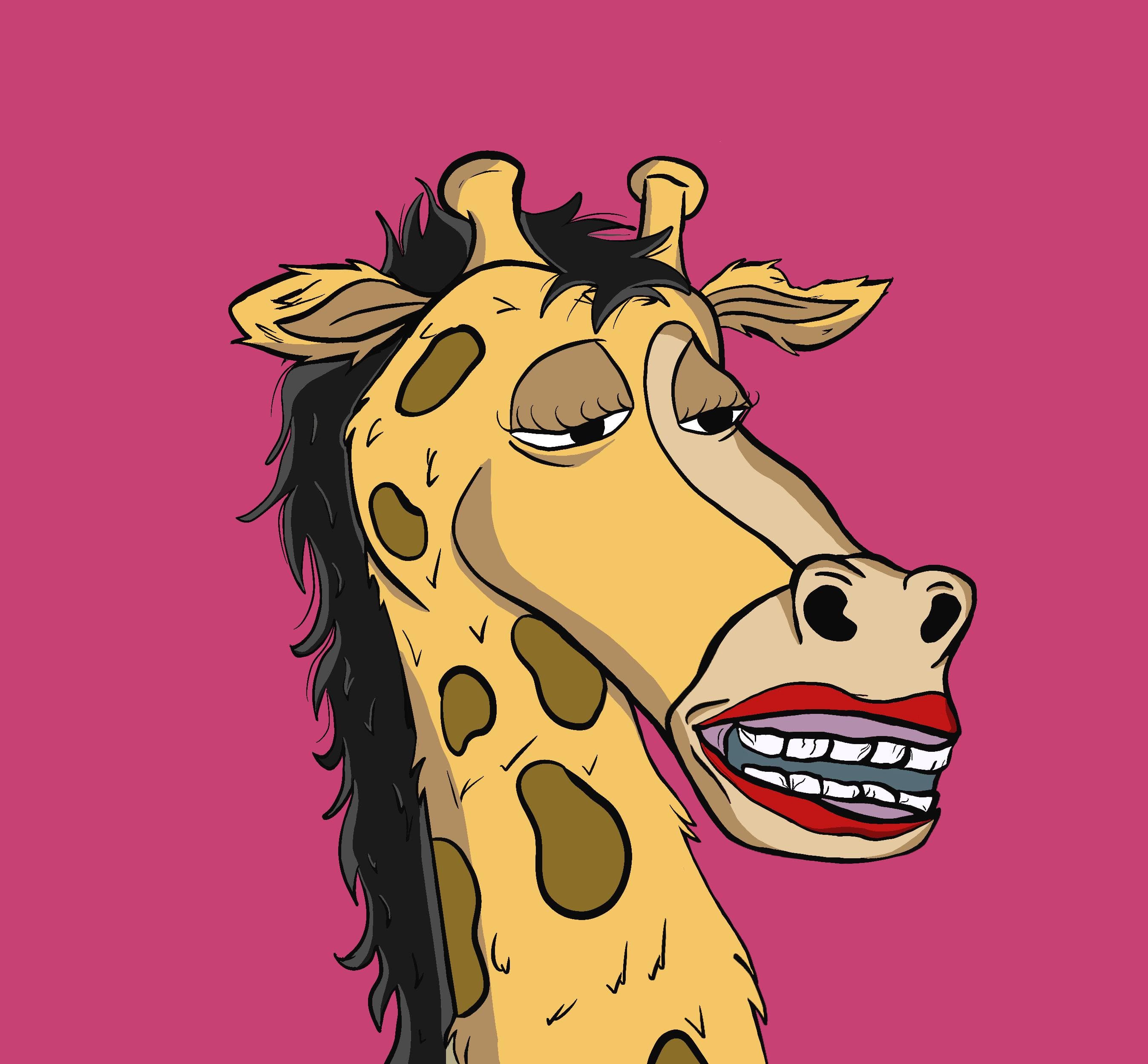 A Giraffe Tower membership NFT